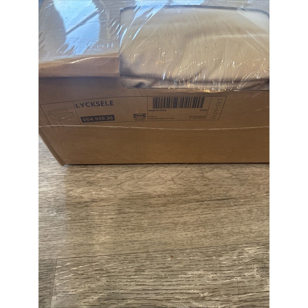 IKEA LYCKSELE Sleeper Sofa Cover Ransta Natural Cotton 004.929.36-NEW Sealed